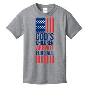 Gods Children Are Not For Sale USA Kids T-Shirt