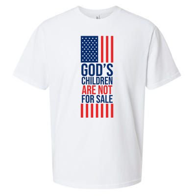 Gods Children Are Not For Sale USA Sueded Cloud Jersey T-Shirt