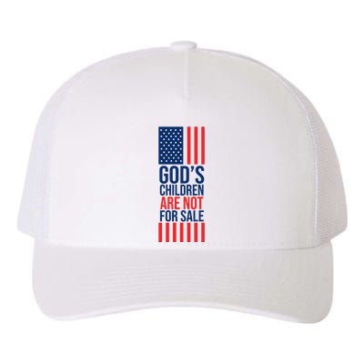 Gods Children Are Not For Sale USA Yupoong Adult 5-Panel Trucker Hat