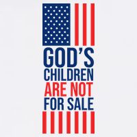Gods Children Are Not For Sale USA Adult Drive Performance Visor