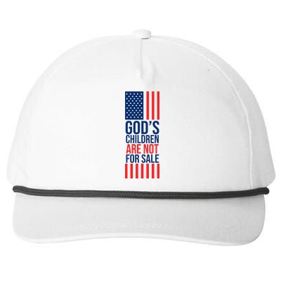 Gods Children Are Not For Sale USA Snapback Five-Panel Rope Hat