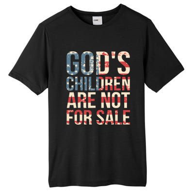 Gods Children Are Not For Sale Funny Political Tall Fusion ChromaSoft Performance T-Shirt