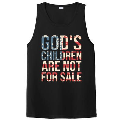 Gods Children Are Not For Sale Funny Political PosiCharge Competitor Tank