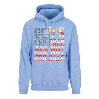 Gods Children Are Not For Sale Funny Political Unisex Surf Hoodie