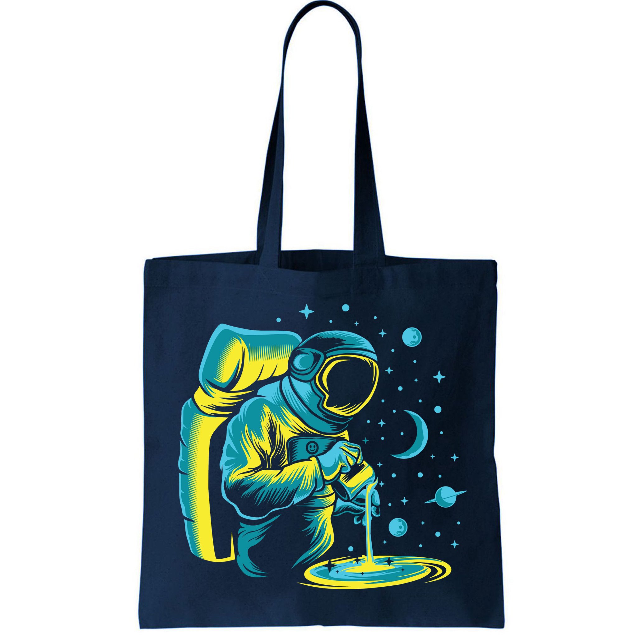 Galaxy Coffee Astronaut Pouring Coffee Bag
