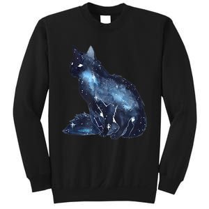 Galactic Cat Astronomy Kitten Stars Solar System Sweatshirt