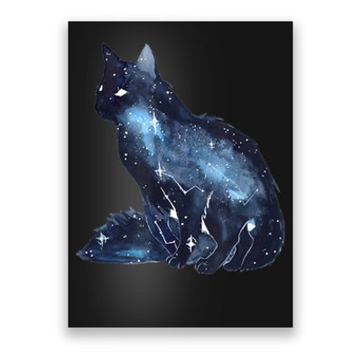 Galactic Cat Astronomy Kitten Stars Solar System Poster