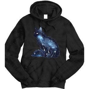 Galactic Cat Astronomy Kitten Stars Solar System Tie Dye Hoodie