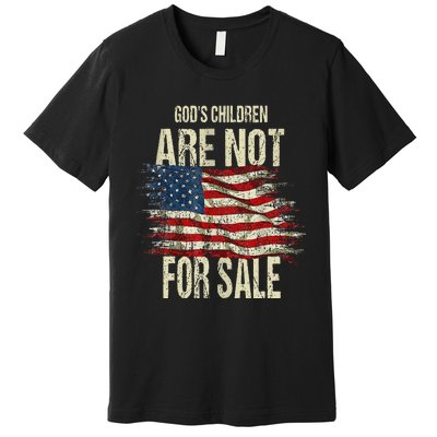 Gods Children Are Not For Sale Funny Vintage Gods Children Premium T-Shirt