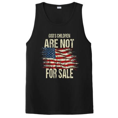 Gods Children Are Not For Sale Funny Vintage Gods Children PosiCharge Competitor Tank