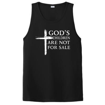 Gods Children Are Not For Sale Cross Christian PosiCharge Competitor Tank