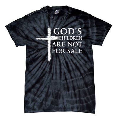 Gods Children Are Not For Sale Cross Christian Tie-Dye T-Shirt