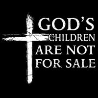 Gods Children Are Not For Sale Cross Christian Visor