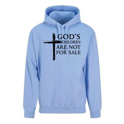 Gods Children Are Not For Sale Cross Christian Unisex Surf Hoodie