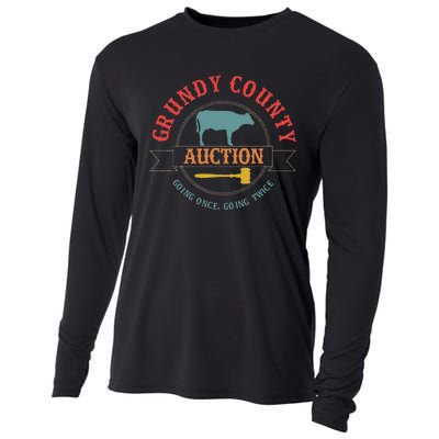 Grundy County Auction Going Once Going Twice Cooling Performance Long Sleeve Crew