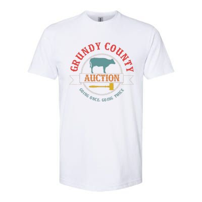 Grundy County Auction Going Once Going Twice Softstyle CVC T-Shirt