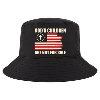 Gods Children Are Not For Sale Funny Christian Quote Cool Comfort Performance Bucket Hat