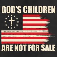 Gods Children Are Not For Sale Funny Christian Quote Cool Comfort Performance Bucket Hat
