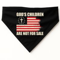 Gods Children Are Not For Sale Funny Christian Quote USA-Made Doggie Bandana