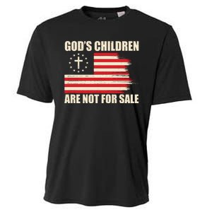 Gods Children Are Not For Sale Funny Christian Quote Cooling Performance Crew T-Shirt