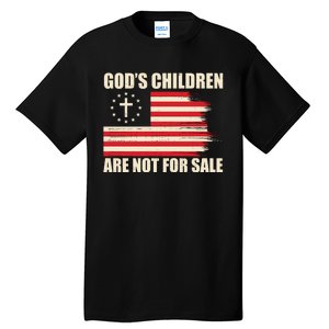 Gods Children Are Not For Sale Funny Christian Quote Tall T-Shirt