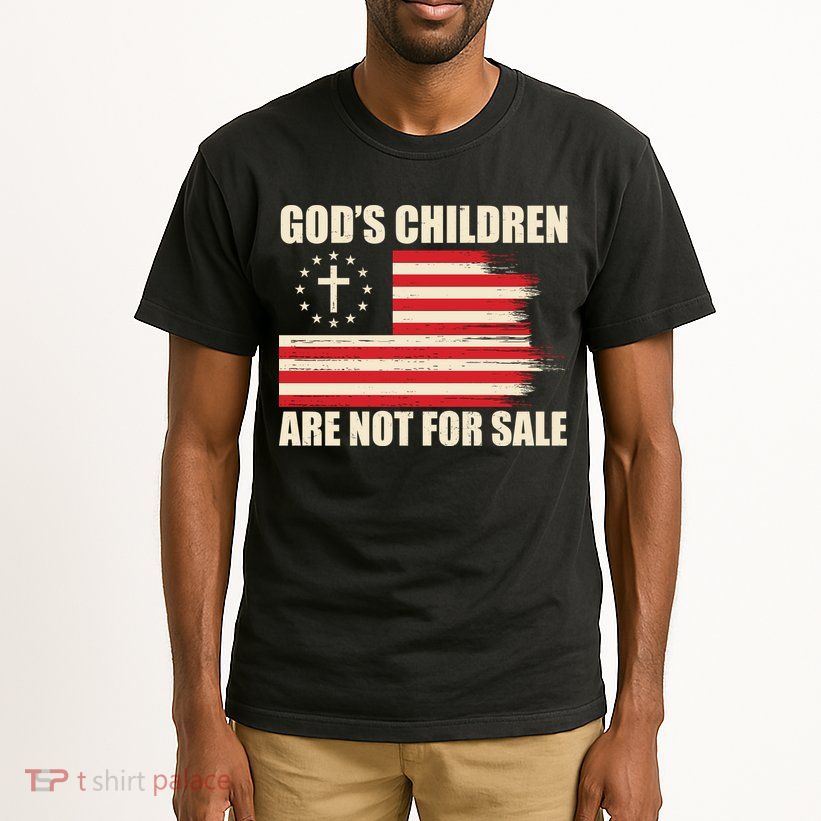 Gods Children Are Not For Sale Funny Christian Quote Tall T-Shirt