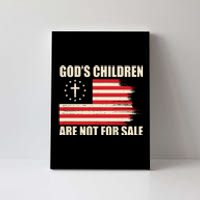 Gods Children Are Not For Sale Funny Christian Quote Canvas