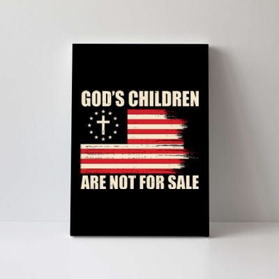 Gods Children Are Not For Sale Funny Christian Quote Canvas