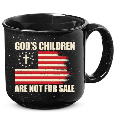 Gods Children Are Not For Sale Funny Christian Quote 15oz Campfire Ceramic Mug