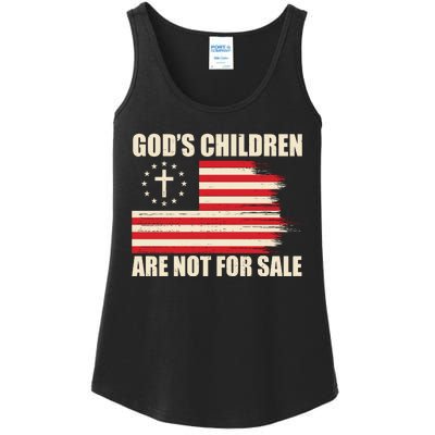 Gods Children Are Not For Sale Funny Christian Quote Ladies Essential Tank