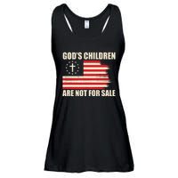 Gods Children Are Not For Sale Funny Christian Quote Ladies Essential Flowy Tank