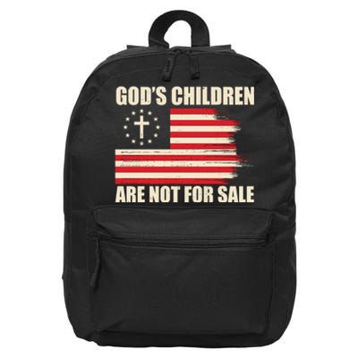 Gods Children Are Not For Sale Funny Christian Quote 16 in Basic Backpack