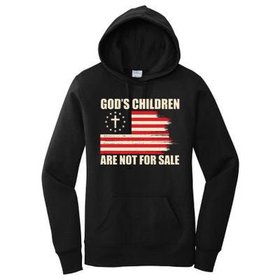 Gods Children Are Not For Sale Funny Christian Quote Women's Pullover Hoodie