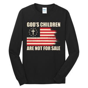 Gods Children Are Not For Sale Funny Christian Quote Tall Long Sleeve T-Shirt