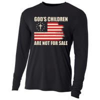 Gods Children Are Not For Sale Funny Christian Quote Cooling Performance Long Sleeve Crew