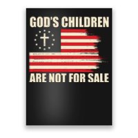 Gods Children Are Not For Sale Funny Christian Quote Poster