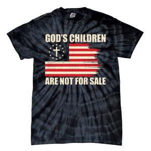 Gods Children Are Not For Sale Funny Christian Quote Tie-Dye T-Shirt