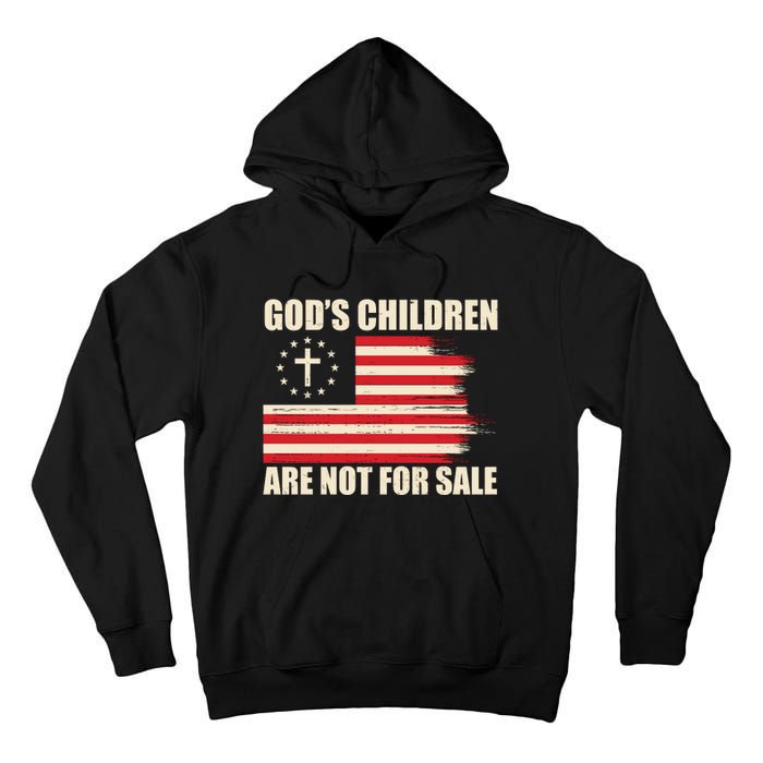 Gods Children Are Not For Sale Funny Christian Quote Tall Hoodie