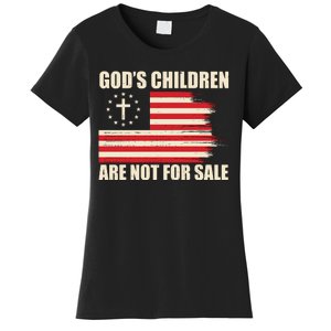 Gods Children Are Not For Sale Funny Christian Quote Women's T-Shirt