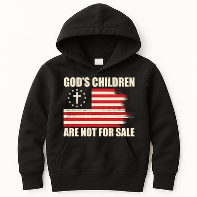 Gods Children Are Not For Sale Funny Christian Quote Kids Hoodie