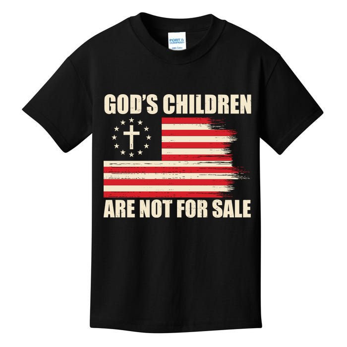 Gods Children Are Not For Sale Funny Christian Quote Kids T-Shirt