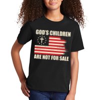 Gods Children Are Not For Sale Funny Christian Quote Kids T-Shirt