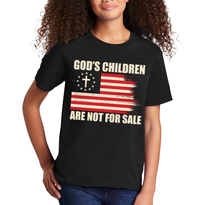 Gods Children Are Not For Sale Funny Christian Quote Kids T-Shirt