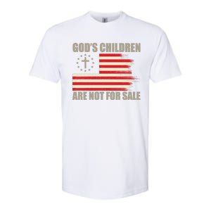 Gods Children Are Not For Sale Funny Christian Quote Softstyle CVC T-Shirt