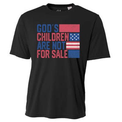 Gods Children Are Not For Sale Funny Quote Cooling Performance Crew T-Shirt