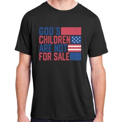 Gods Children Are Not For Sale Funny Quote Adult ChromaSoft Performance T-Shirt