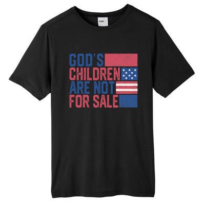 Gods Children Are Not For Sale Funny Quote Tall Fusion ChromaSoft Performance T-Shirt