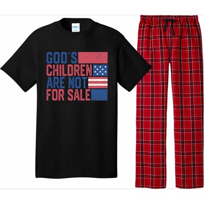 Gods Children Are Not For Sale Funny Quote Pajama Set