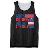 Gods Children Are Not For Sale Funny Quote Mesh Reversible Basketball Jersey Tank