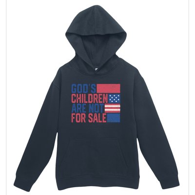 Gods Children Are Not For Sale Funny Quote Urban Pullover Hoodie